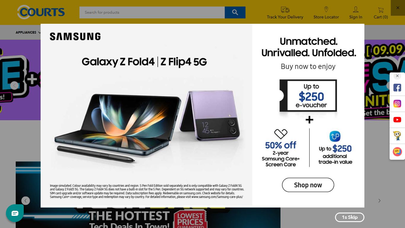 COURTS Online Store | Electronics and Home Appliances